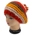 OEM Fashion Design Hand Knit Beret Hat